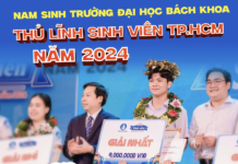 Nam sinh Trường Đại học Bách khoa Thủ lĩnh sinh viên TPHCM năm 2024